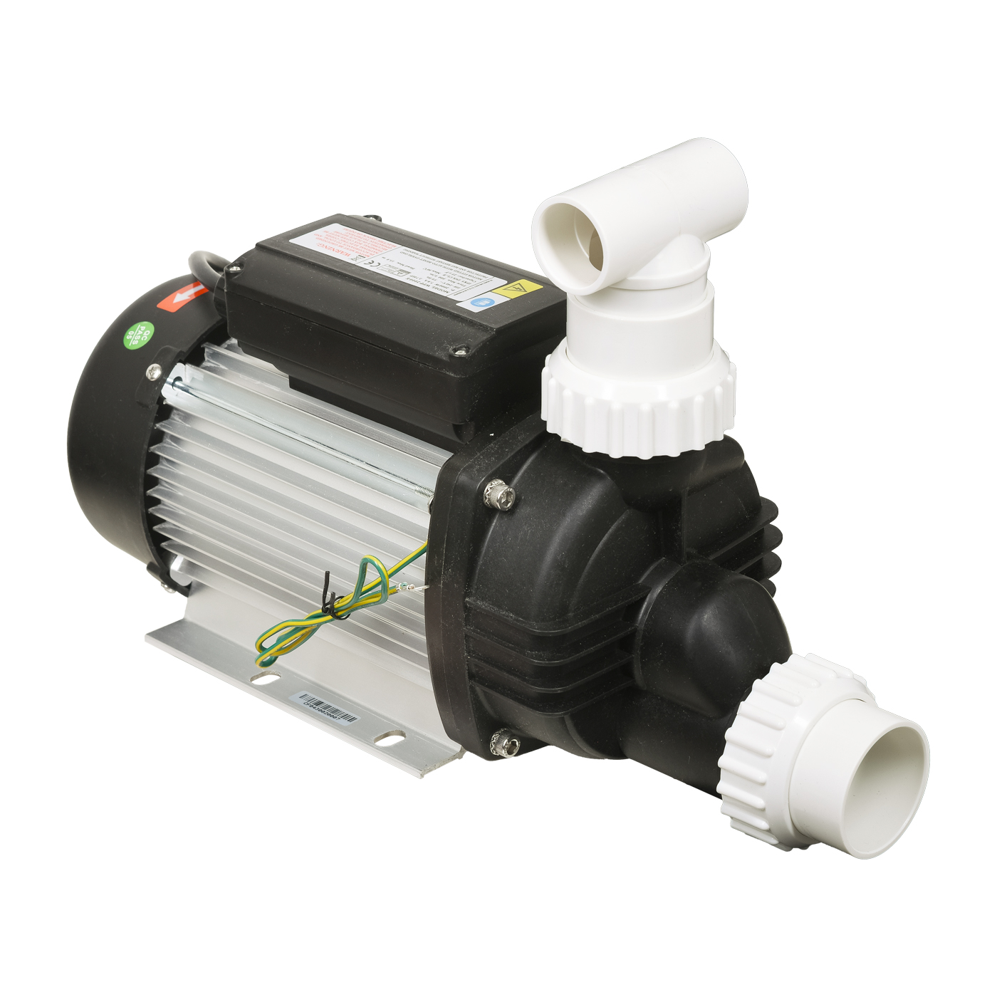 Zestaw hydromasażu 16 dużych dysz Ø90 mm + pompa 2000W 500 l/min – kompletny system do jacuzzi i balii ogrodowej - obrazek 2