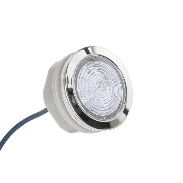 Podwodna lampa LED RGB 7 kolorów do jacuzzi i balii – fi 67 mm, złącze hermetyczne skręcane, 12V, oświetlenie do SPA