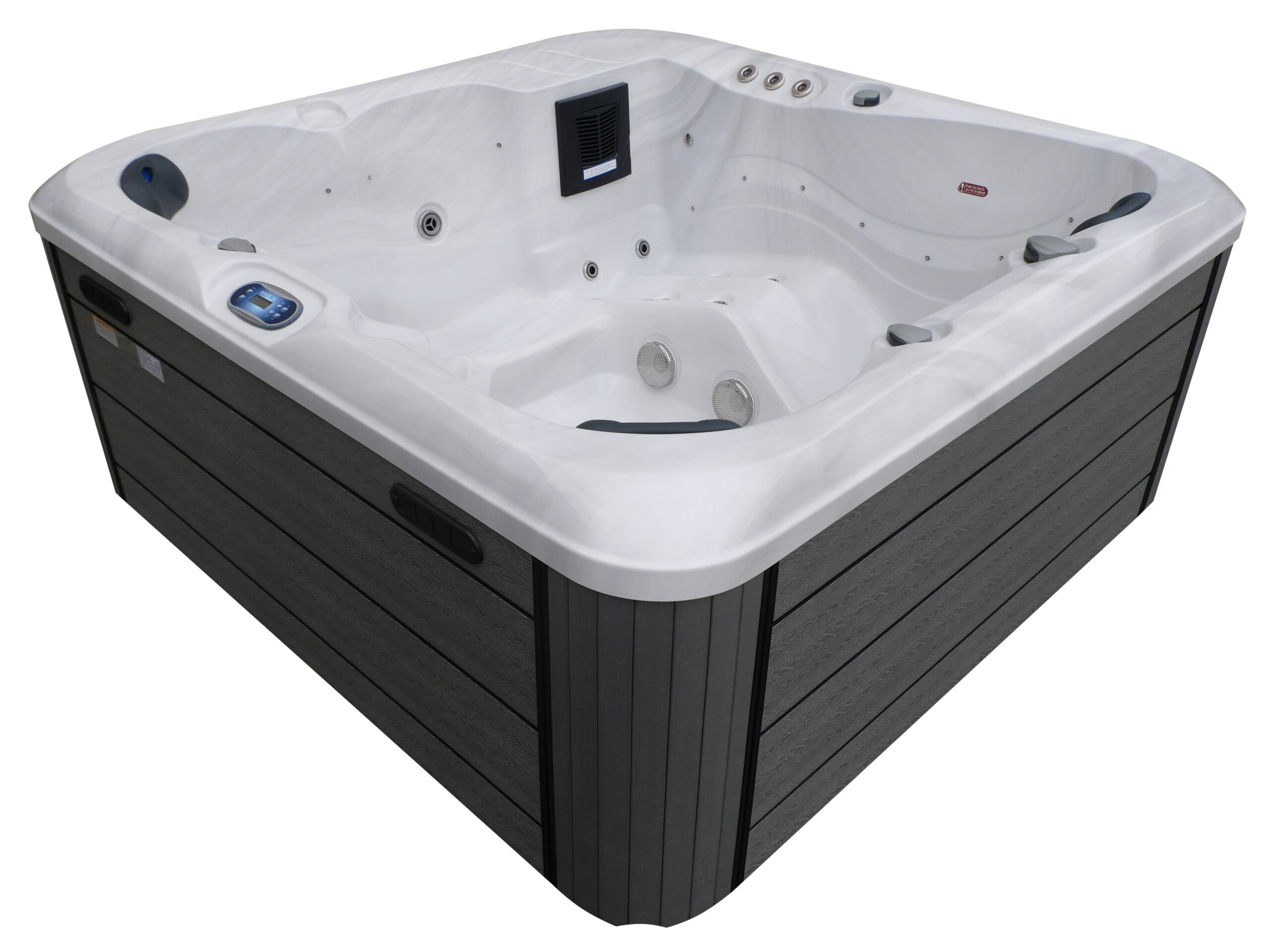 Jacuzzi akrylowe — wariant jasny z białym akrylem Aristech